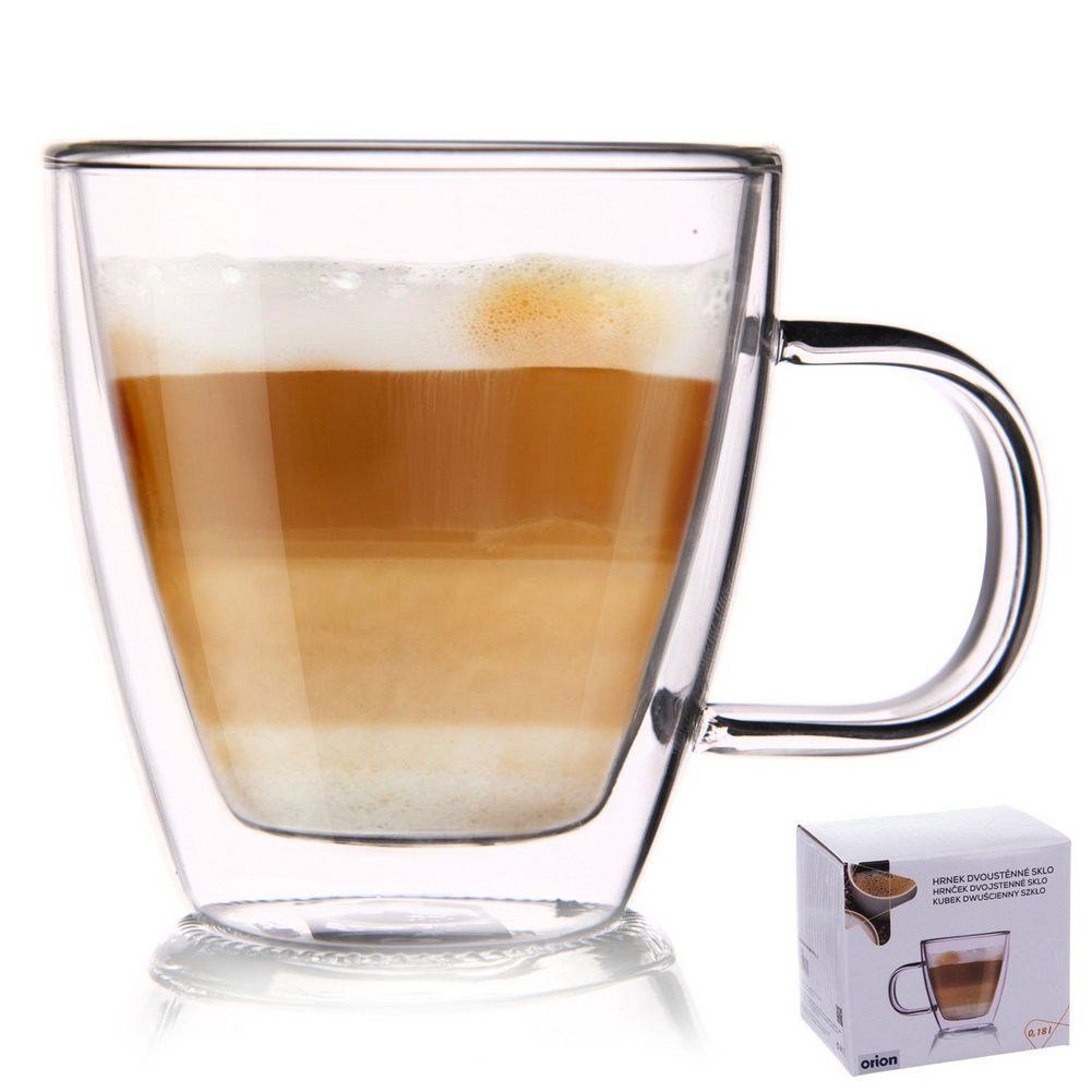 Szkło podwójne z podwójnymi ścianami dla latte podwójne 180 ml