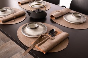Placemat TRUMAN - Double layer - Oval, 33x45 cm