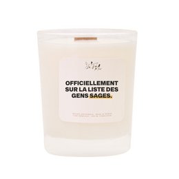 Scented candle: Officially on the list of wise people