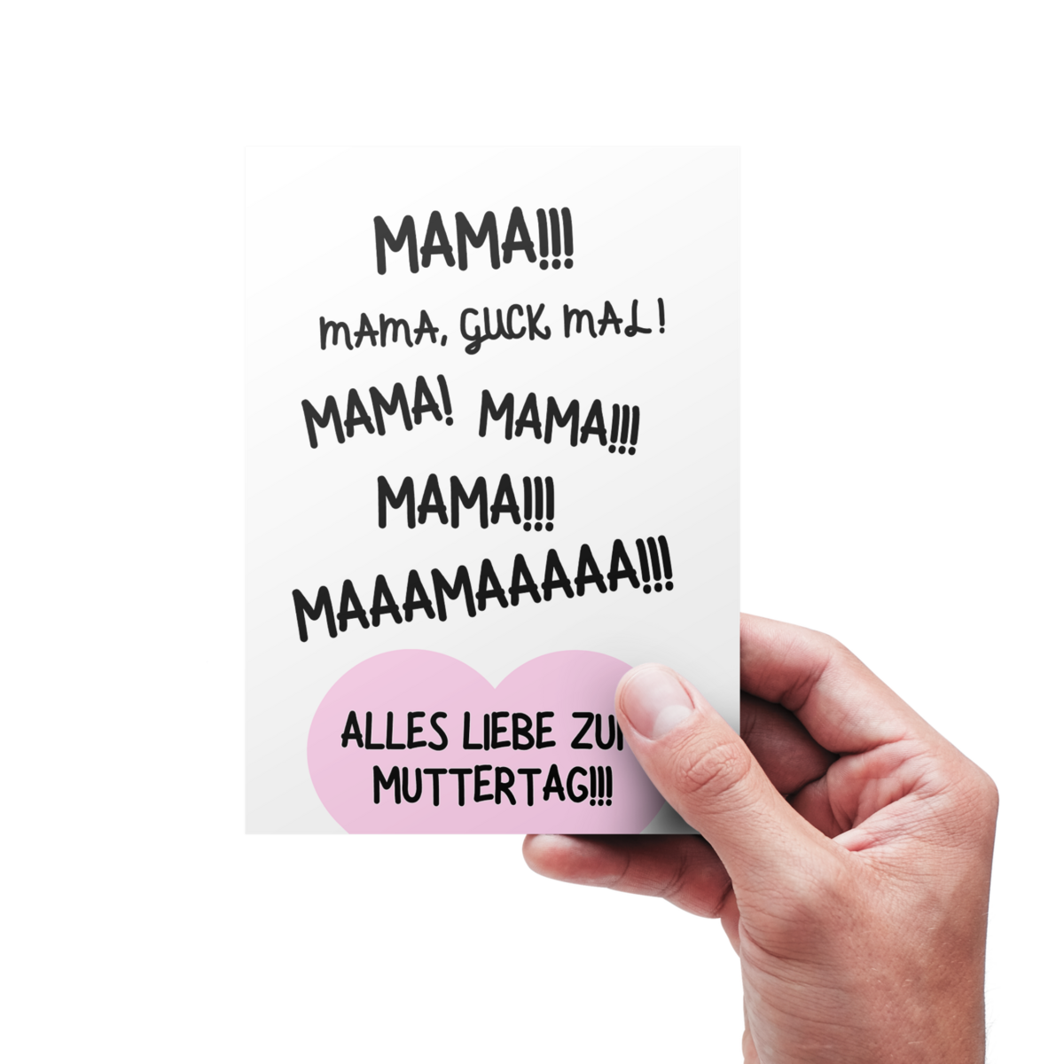 Postcard | Mother's Day: Mama Look !!!