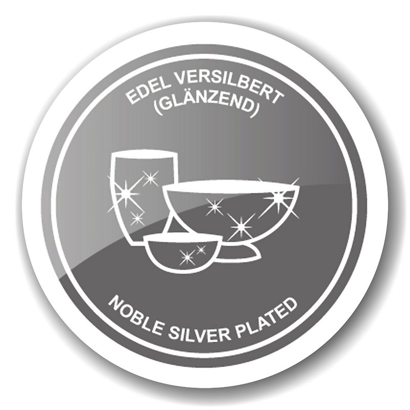 EDZARD botermes draad, klassiek design, nobel verzilverd, lengte 15 cm