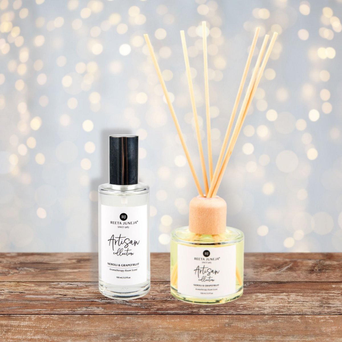 Aromatische HomeNeroli & Grapefruit Luxus Zimmer Kerze & Spray