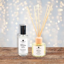 Bougie et vaporisateur de luxe pour chambre à coucher Néroli et pamplemousse