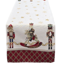 Camino de Mesa Navideño Cascanueces Lurex en Gobelino