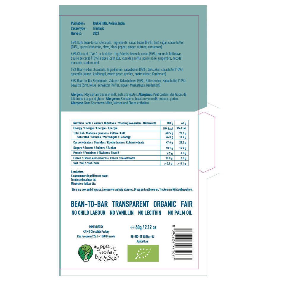 Indian Spices 65% - India - BIO