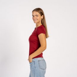Maglia da donna Merino 160 a maniche corte Royal Cherry