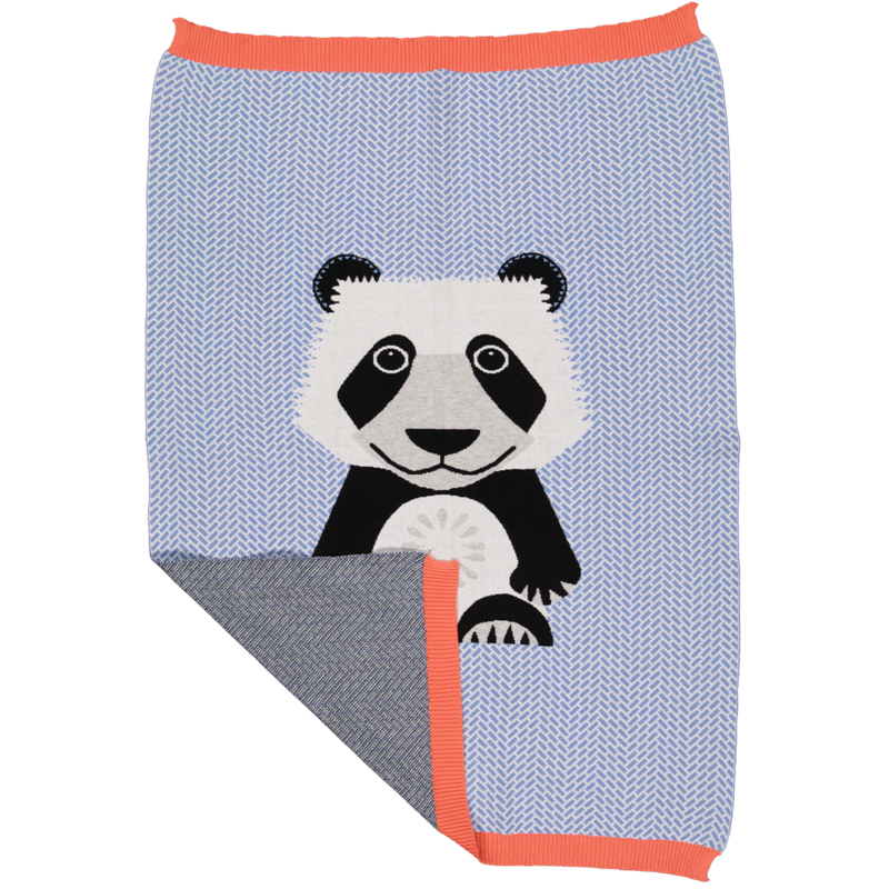 panda strik tæppe