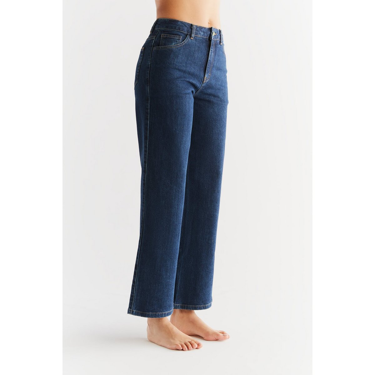 WE1009-231 | Dżinsy Damen z szeroką nogawką – Lapis Blue