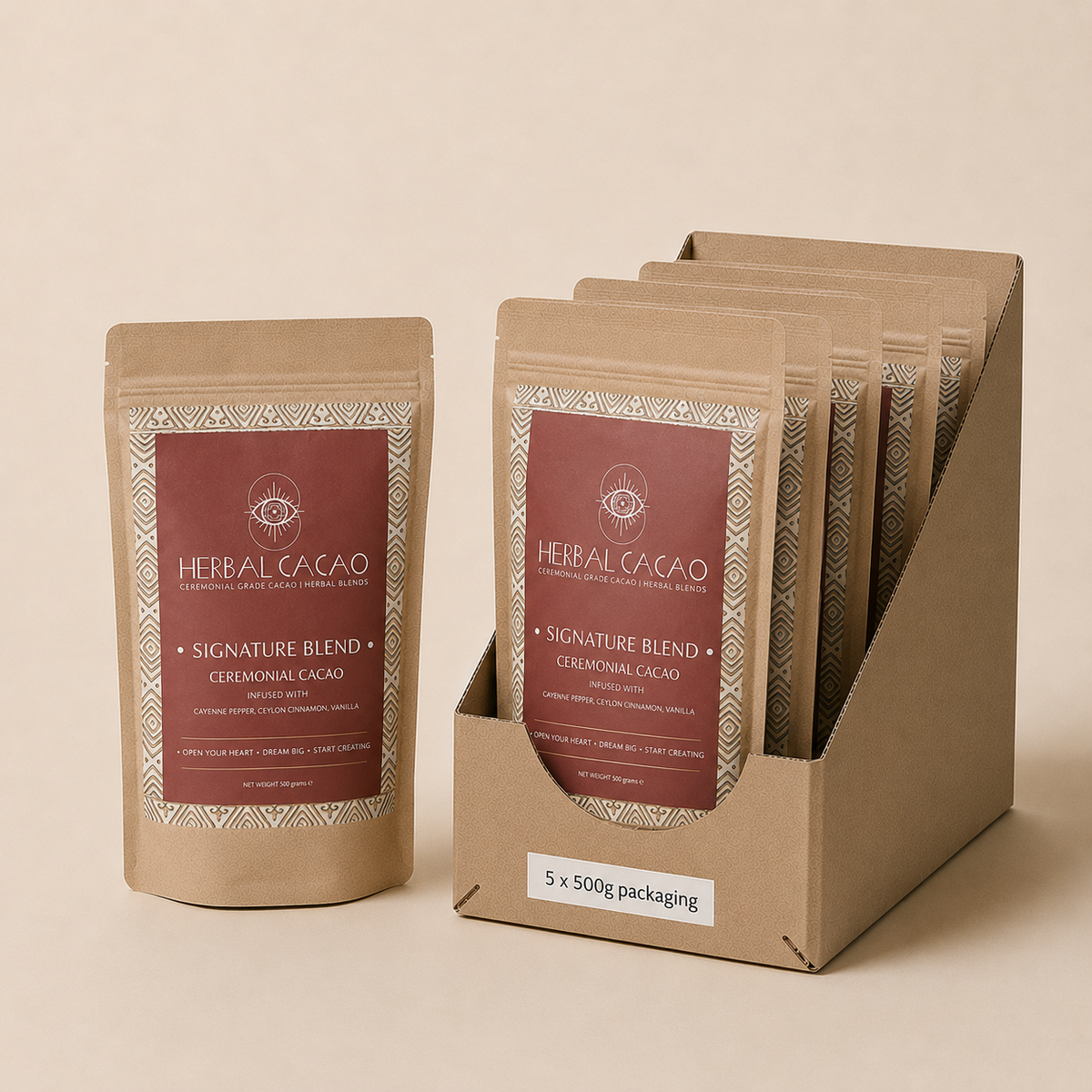 Ceremonial Cacao - Signature Blend | 500gram (5 pieces)