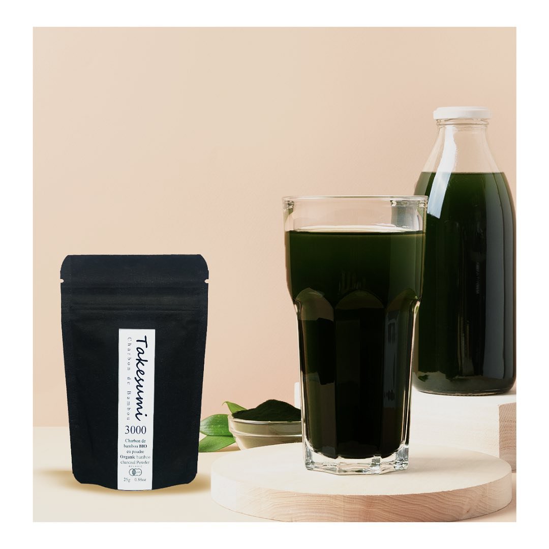 Charbon de bambou bio en poudre 50g