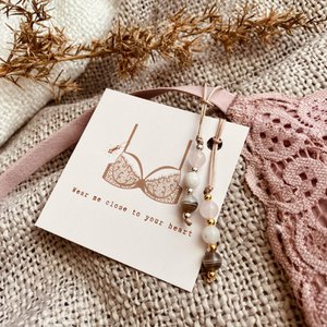 BH hangertje - Mama to be edelstenen