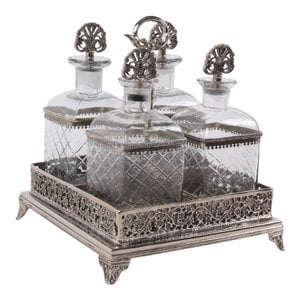 Tableware decanter stand 26x26 cm