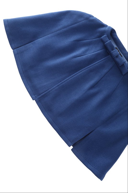 UE Stock Sabrina Blue Blue Vintage Comfy Cape wzrusznie ramionami