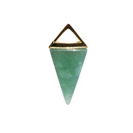 Ciondolo Avventurina - Piramide d'Oro