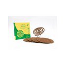 Nee+Mosquis BIOAROMA spiraal. Ideaal voor buiten. 10 spiralen van ongeveer 7 uur. ICEA-certificaat. Ayurveda. Eerlijke handel. Geen afval. kopiëren