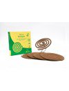 No+Mosquis BIOAROMA spiral. Ideel til udendørs. 10 spiraler af cirka 7 timer. ICEA certifikat. Ayurveda. Fair Trade. Nul spild. kopi