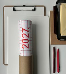 Planificador anual 2027, calendario a cuadros, calendario de pared 2027, calendario verde, calendario grande