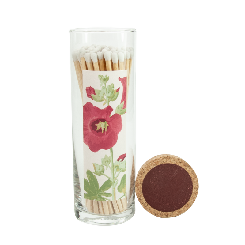 Matches in glass "Fleur de Vie"