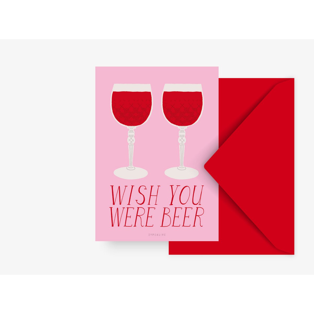 Postkarte / Wish You Were Beer