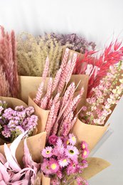 Mix dried flowers - pink - 15 varieties