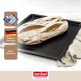 Zenker Zwart Metallic Uitschuifbare Bakplaat 37 x 52 cm