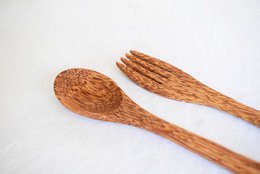 Coconut Wood Fork | Reusable & Biodegradable