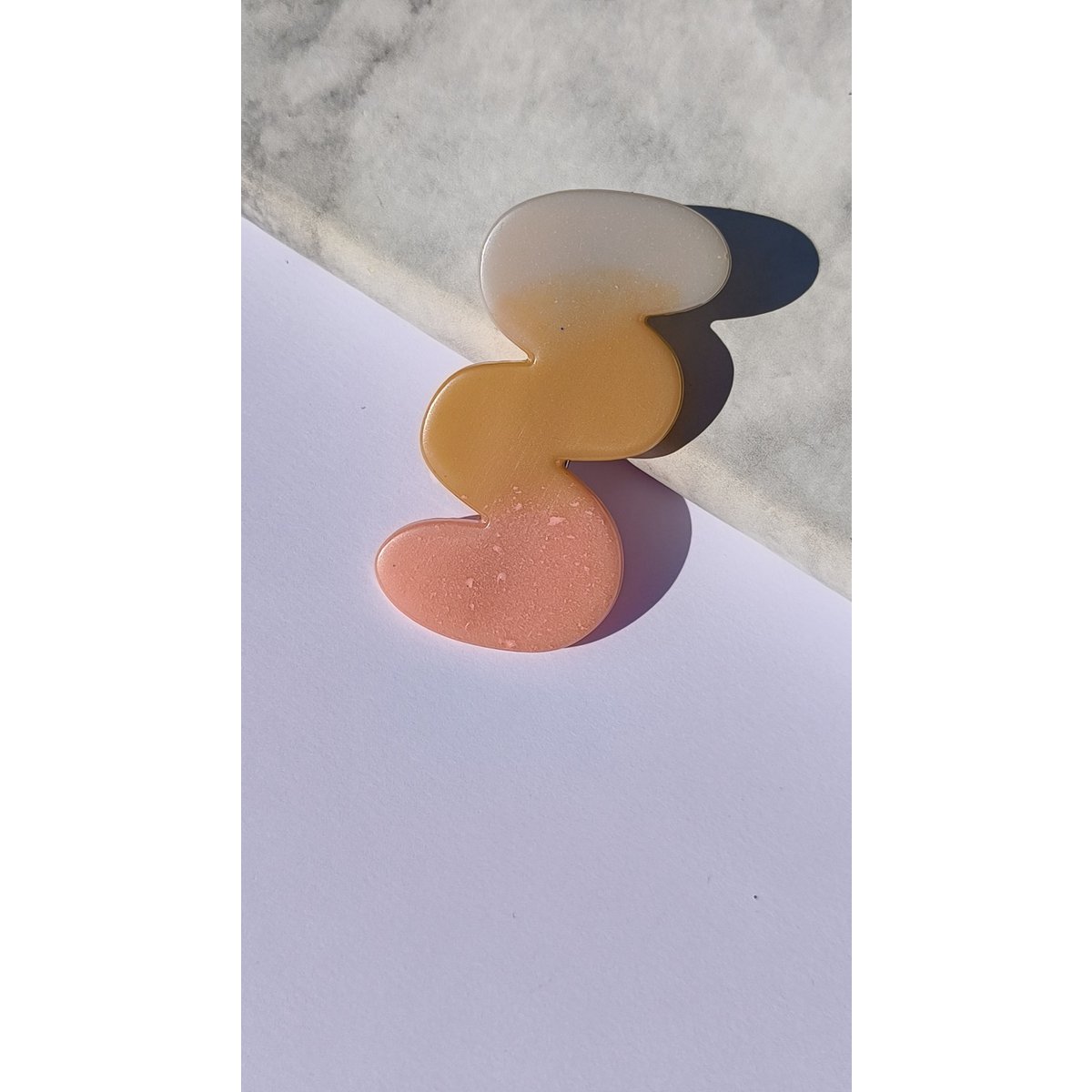 ⋒ RESIN HAIR CLIP PACK - NUDE (12 ITEMS) ⋒