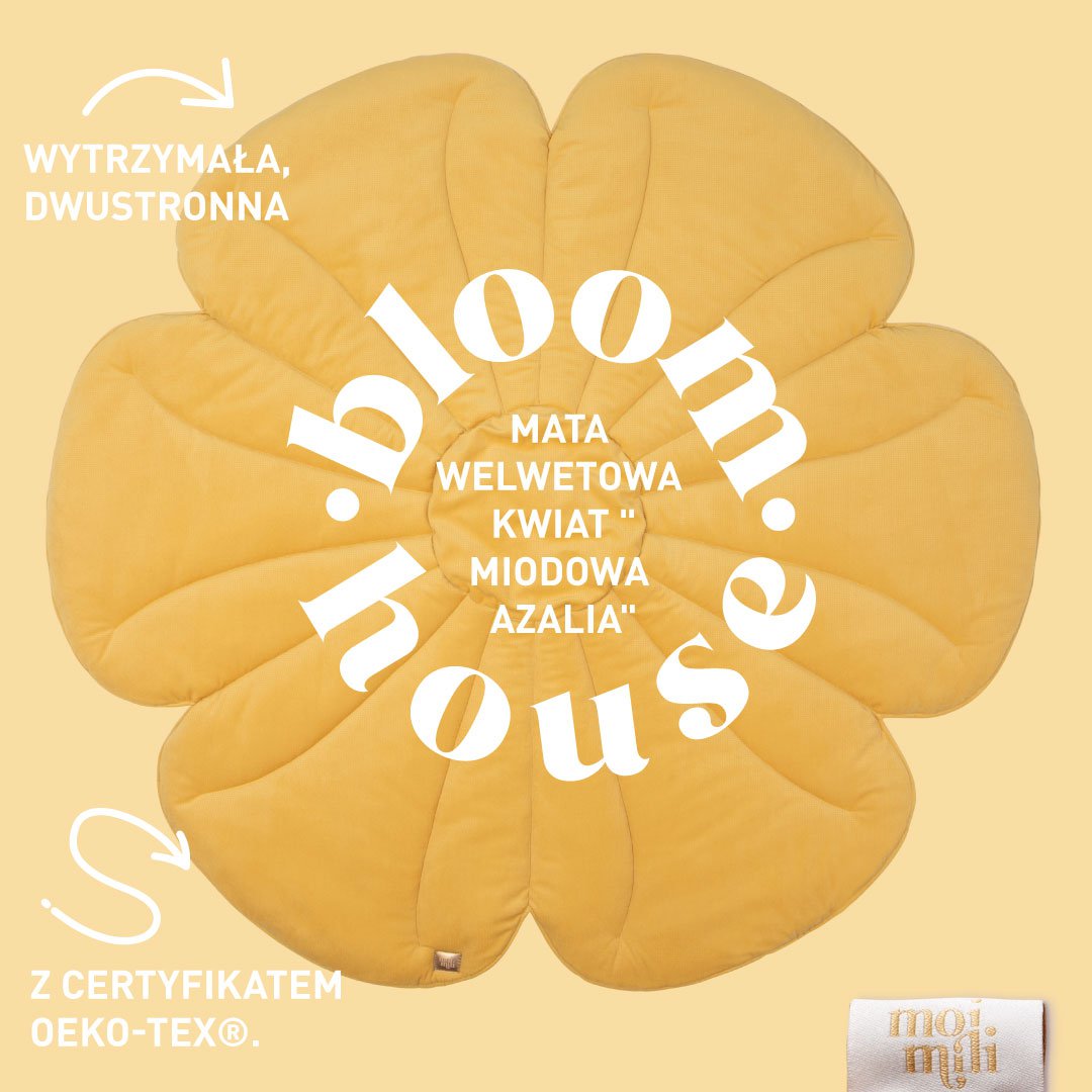 Mata lniana „Pudrowa róża”