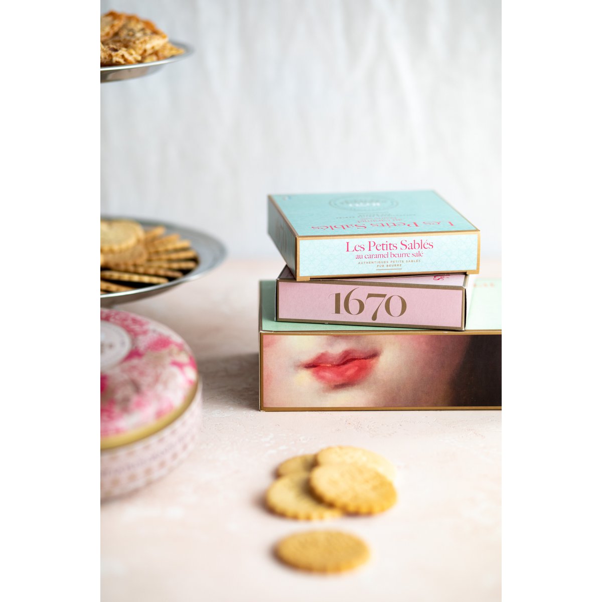 Pure butter plain shortbread cookies - 100g cardboard box