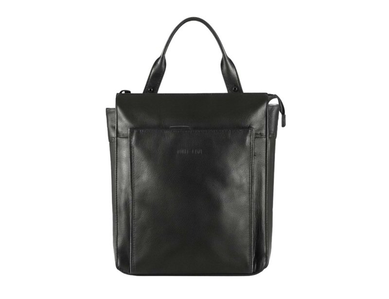 POCKET BAGPACK borsa zaino in pelle nera