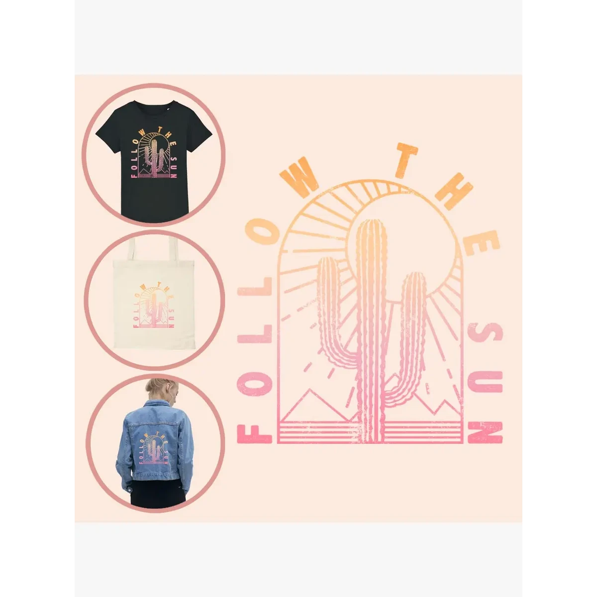 Kleding-Transfer Follow The Sun