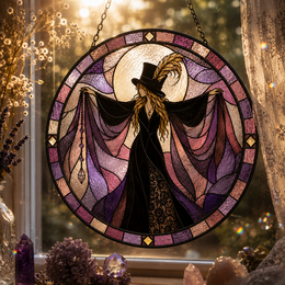 Von Stevie Nicks inspirierter Sonnenfänger im Buntglas-Stil – limitierte Auflage | 16 cm (Vorbestellung)