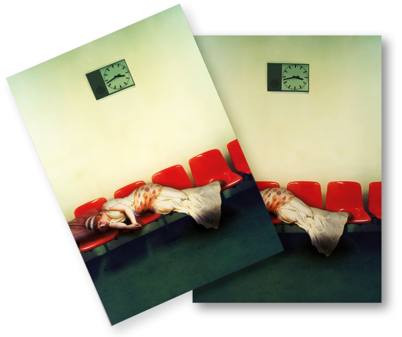 Postkarte Kunst Art "Nachtschwärmer"