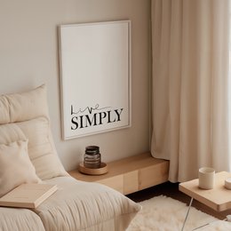 Poster: Live simply