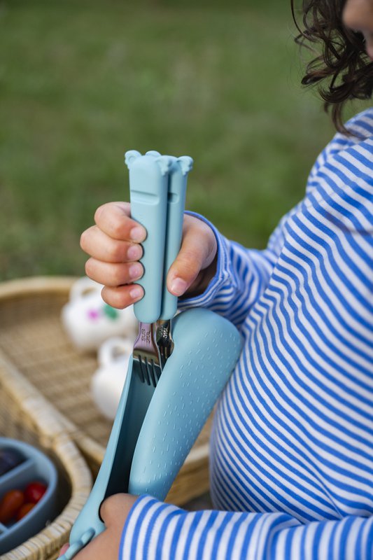 Cutlery Set and Case Zoe the Koala Grey
