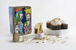 Colomba i Moori zur sizilianischen Pistazie - künstlerische Tin i Moori