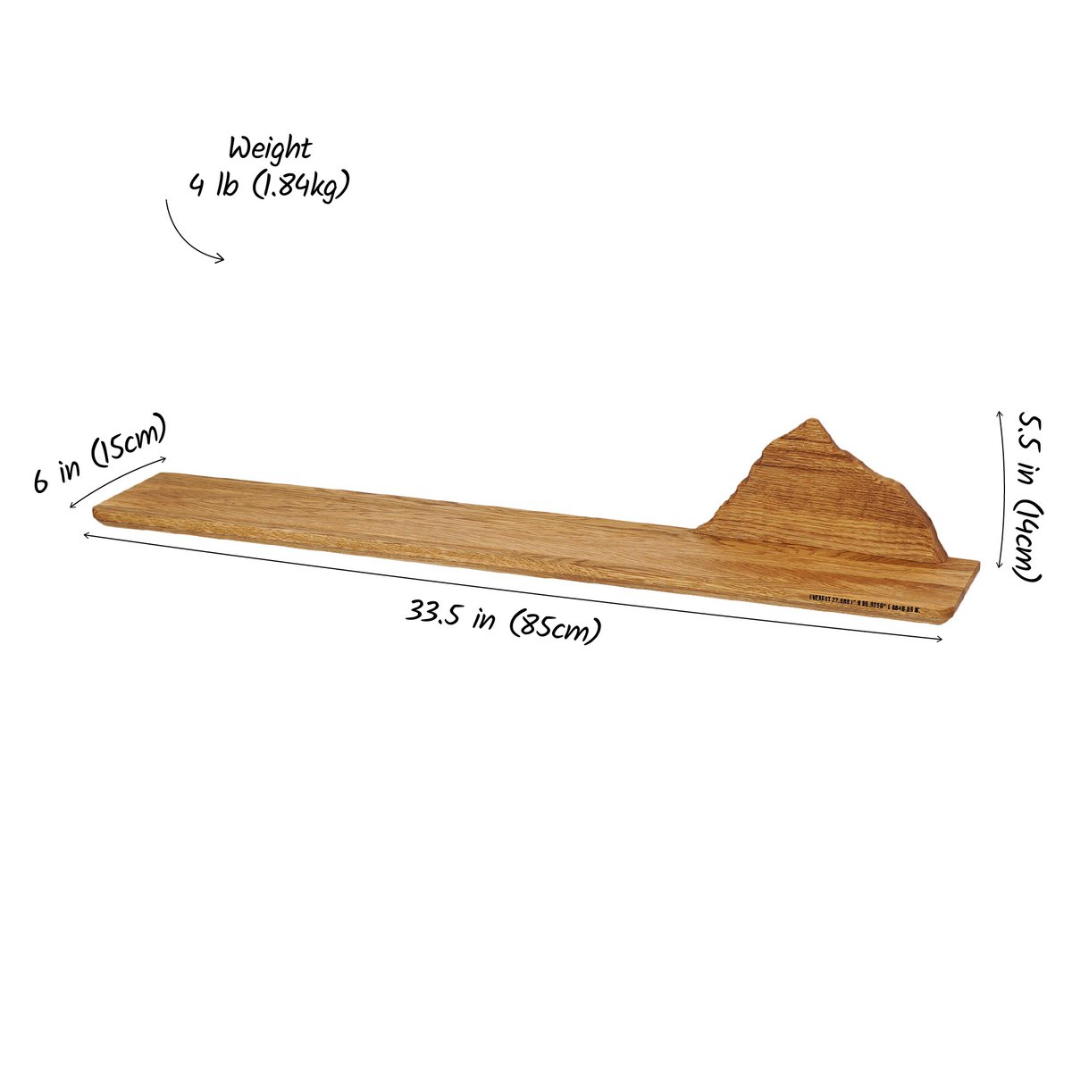 Estante de montaña Everest de madera artesanal, una solución de almacenamiento funcional y elegante