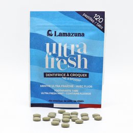Kaubare Zahnpasta – Ultra frische Minze – COSMOS Organic