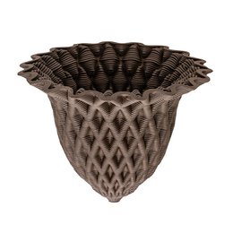 Plan B Positivo black - the 3D printed self-watering terracotta pot.