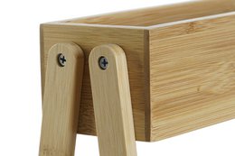 BAMBOO SHELF 27X12X25 2 FLOORS NATURAL SPICE RACK PC207675