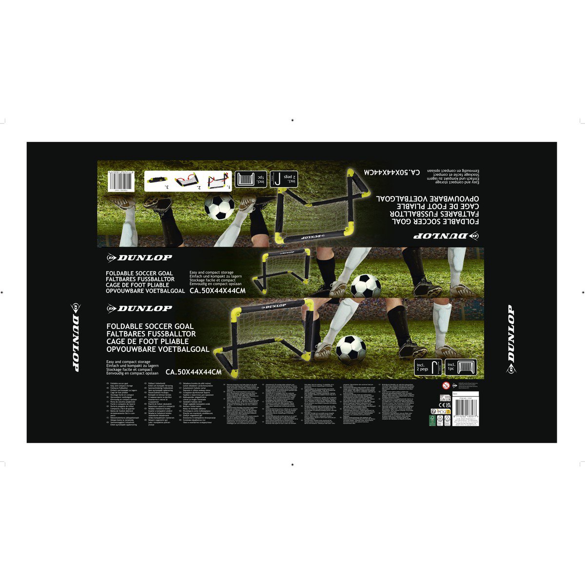 Football Goal Black