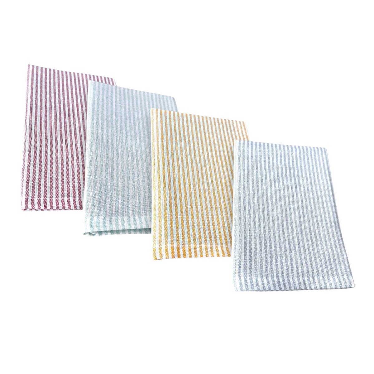 Tischläufer » 45 x 150 cm Tischdecke mit Glitzer Streifen » eleganter Stoff-Tischläufer aus Baumwolle » wiederverwendbar für Hochzeit, Feier & Gastronomie