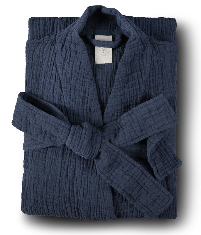 Cotton bathrobe Orion Solid Anthracite