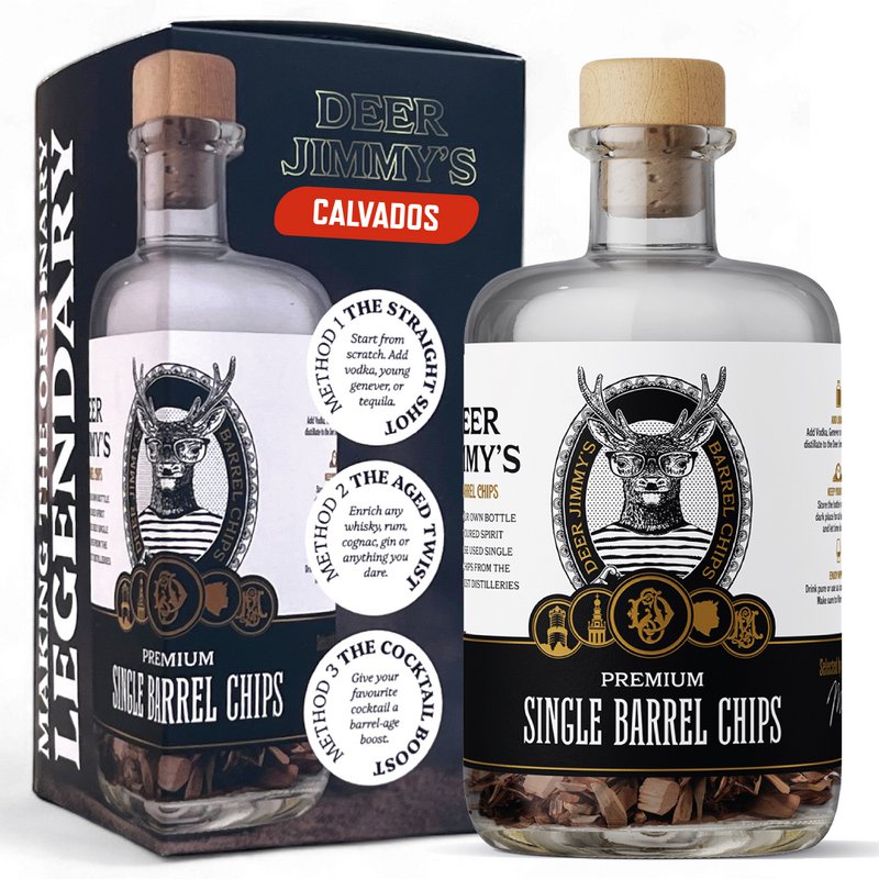 Deer Jimmy's® - French Calvados Barrel Chips