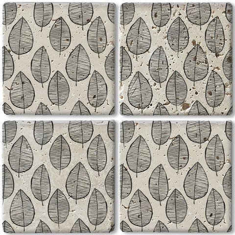 Stone Coaster Set - Floralia