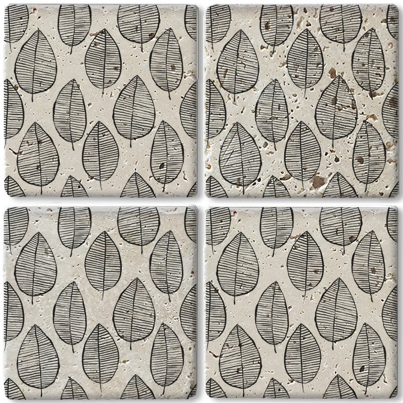 Stone Coaster Set - Floralia