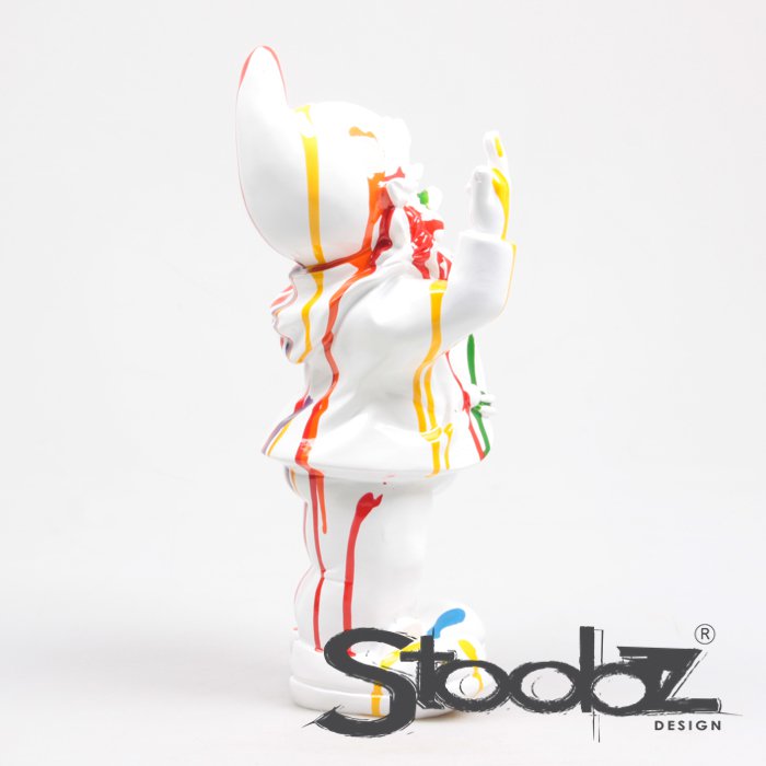 Stoobz Design Zwerg-Mittelfinger-Kunst 32 cm – einzigartiger Design-Hingucker