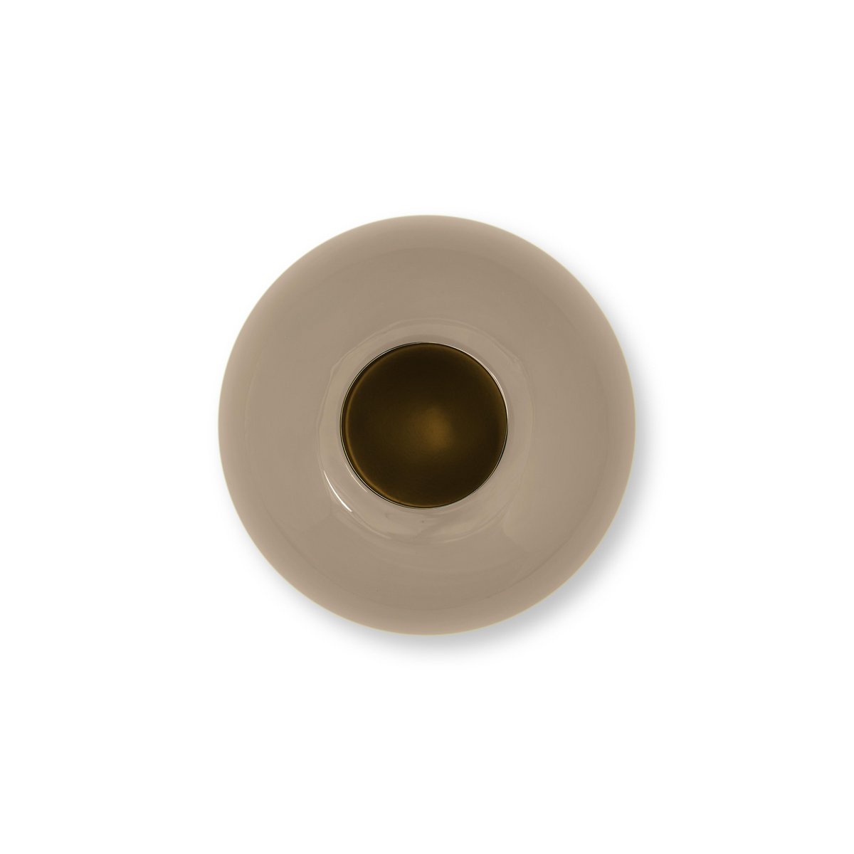 Vase Metal Khaki 23cm