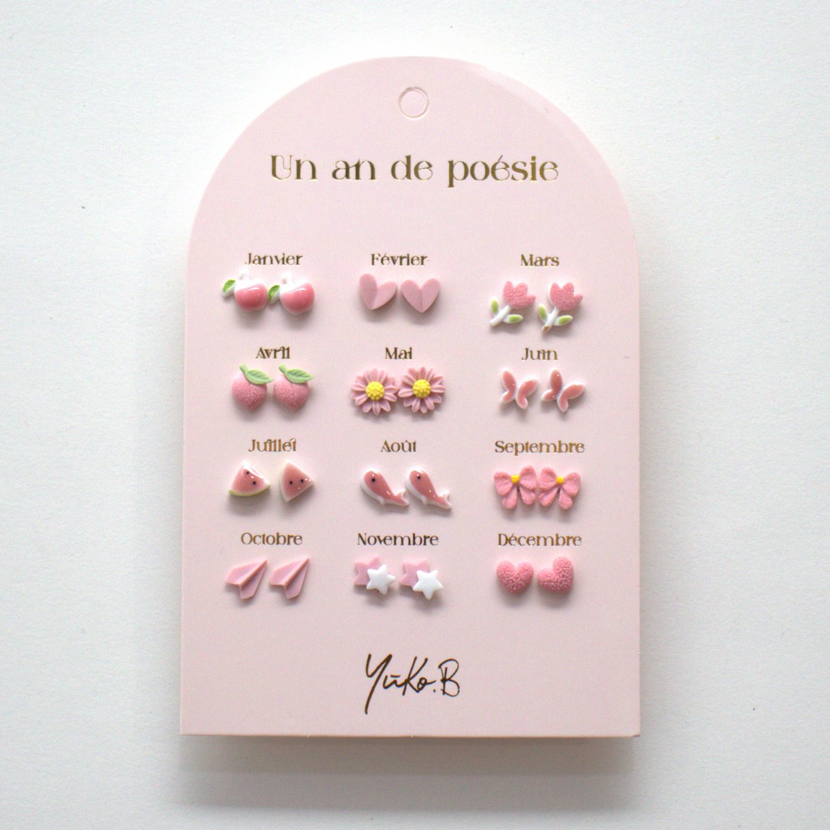 Offer of 20 poetic earrings cards