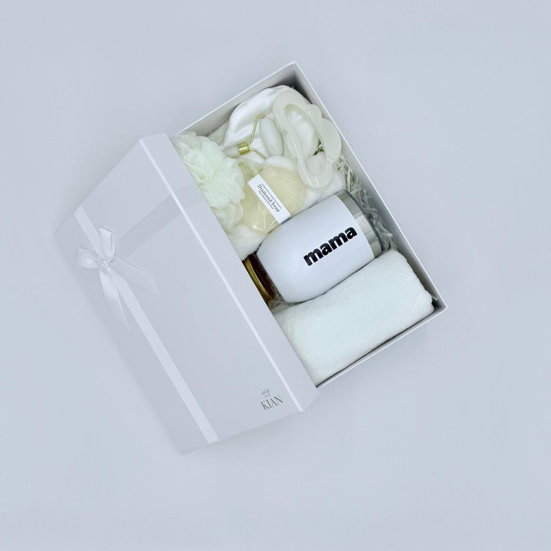Women's gift box white - elegant wellness & beauty gift box